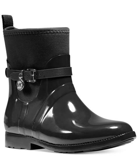 michael kors charm stretch rain boots review|MICHAEL Michael Kors Charm Stretch Rain Boots .